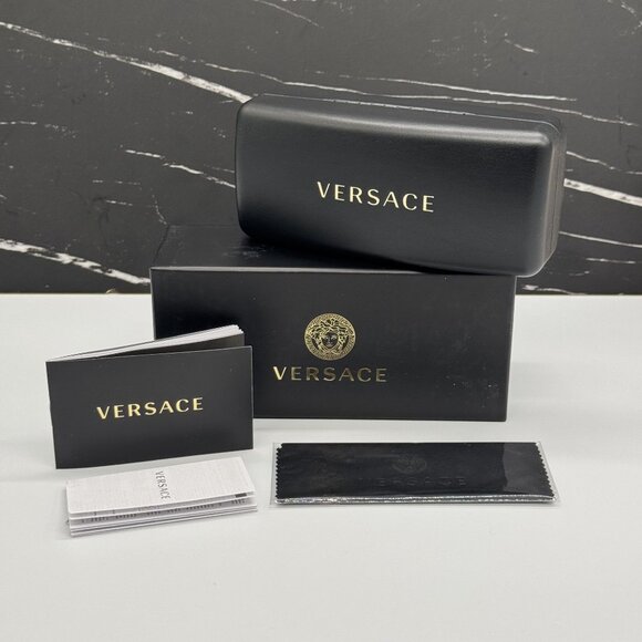 NEW VERSACE VE2273 GB1/87 CAT EYE BLACK/GRAY WOMEN SUNGLASSES MOD 2273 GB1/87 main image 8
